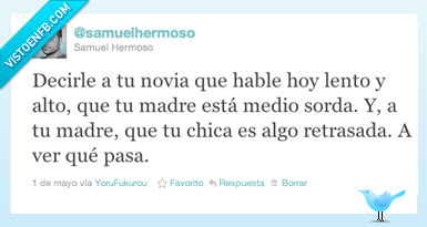 novia,1 de mayo,día de la madre,madre,sorda,retrasada