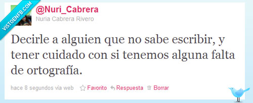 criticar,falta,ortografía