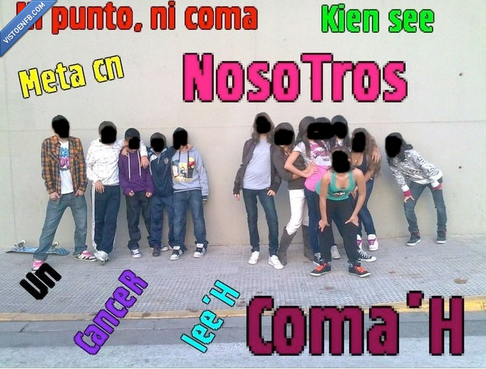 ni punto,ni coma,coma'h