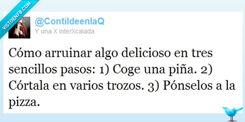165899 - ¿Quién inventó la pizza con piña?
