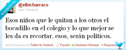 Niños,bocadillo,político
