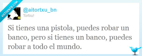 banco,pistola,robar,twitter