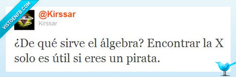 álgebra,pirata,x,tesoro