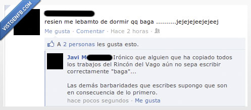 baga,vaga,rincón,falta,faltas,ortografía