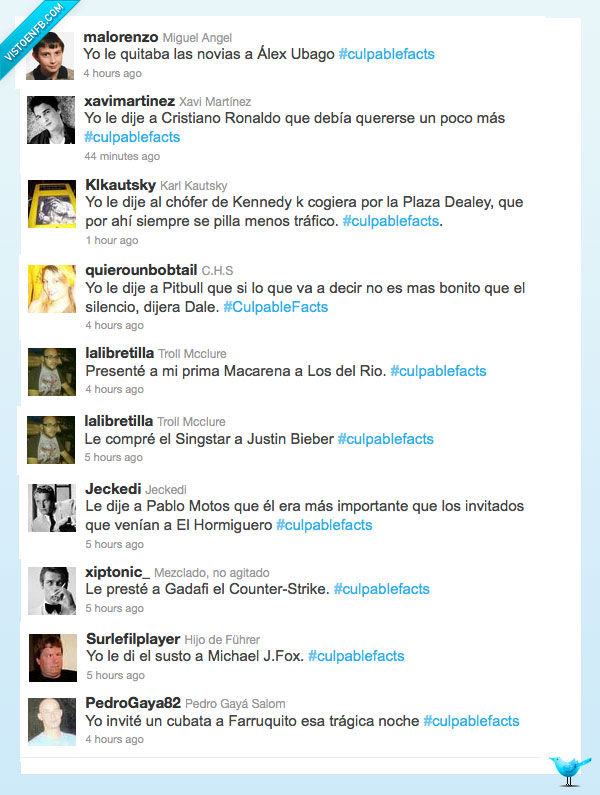 sois la hostia,hasthtag,#culpablefacts,culpables