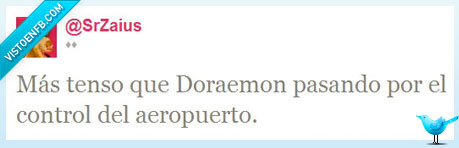 twitter,doraemon,aeropuerto