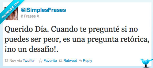 reto,mal,día,lluvia