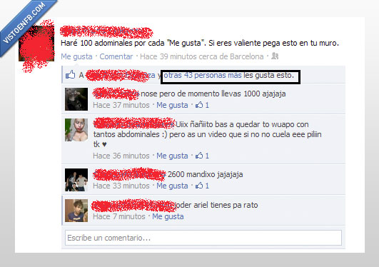 abdominales,facebook,estado