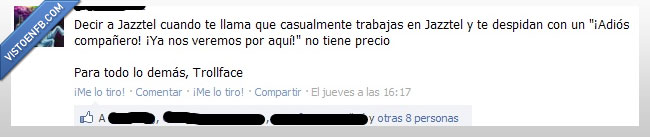 Jazztel,Facebook,troll,trolear
