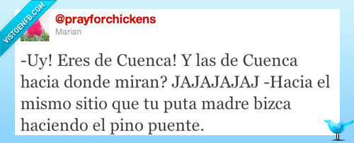 twitter,Cuenca,madre,bizca,pino,puente