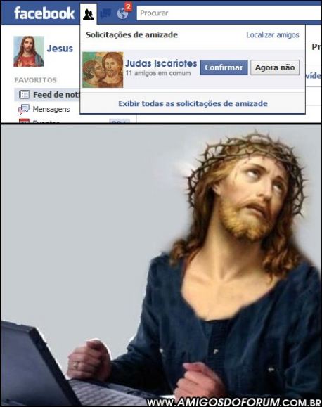 divino,poker face,confirmar,jesus,judas,facebook,amistad