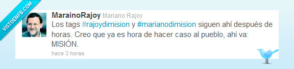 tags,dimisión,di misión,misión,cachondo,twitter,rajoy