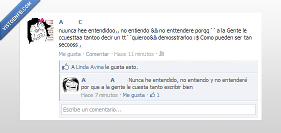 escribir,te quiero,entender,Troll,Facebook