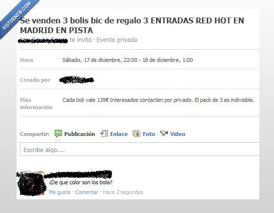 bolis,colores,entradas