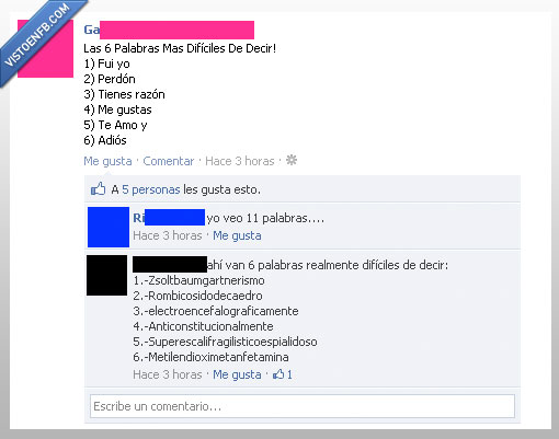 decir,fail,owned,palabras,difíciles