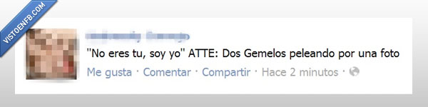 gemelos,pelear,etiquetar,foto