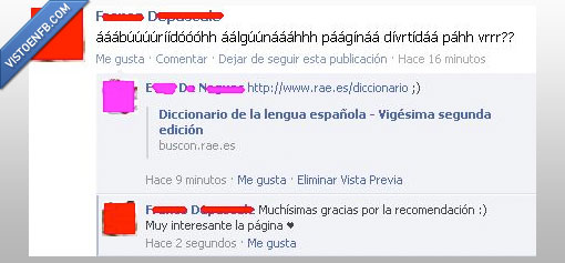 Cani,Diccionario,Facebook,FB,Comentario,RAE