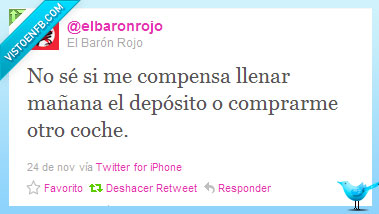 cara,gasolina,coche,comprar,deposito,elbaronrojo