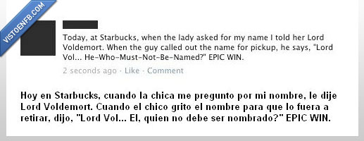 epic win,starbucks,harry potter,voldemor
