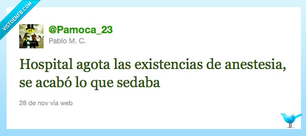 sedaba,anestesia,Hospital