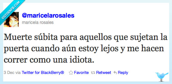 súbita,aguantar puerta,muerte