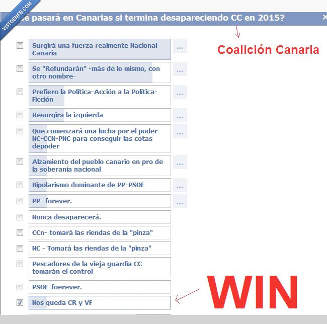 Facebook,Encuesta,Coalición Canaria,Cuanto Cabrón
