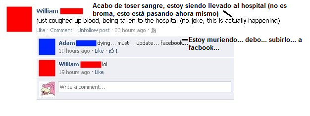 toser sangre,facebook,hospital,lol