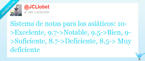asiáticos,notas,suspenso,excelente,twitter