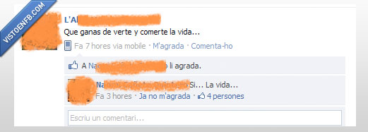 novia,comer,verte,vida