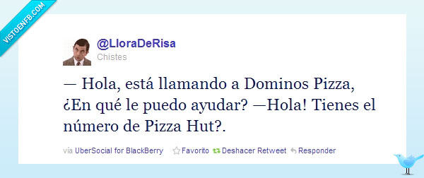 Dominos Pizza,Pizza Hut,Pizzería,llamada