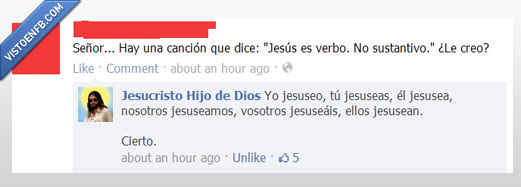 Jesus,Verbo,Sustantivo