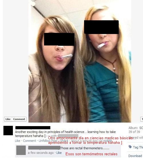 rubias,termómetros,facebook