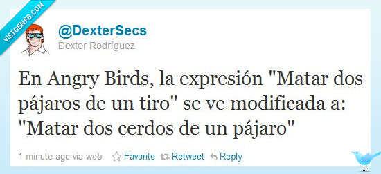 matar,pájaros,tiro,cerdos,Angry Birds,Twitter