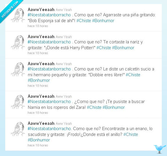 Borracho,twitter,#noestabatanborracho