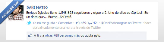 dani mateo,dále,pitbul,seguidores,enrique iglesias