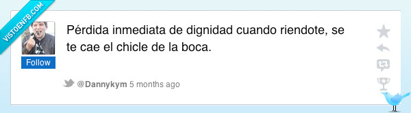 chicle,reirse,twitter