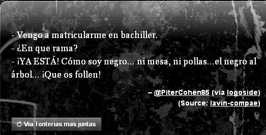 bachiller,negro,rama