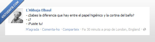 papel de váter,cortina de baño,diferencia