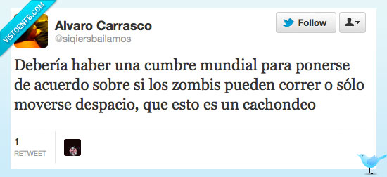 twitter,zombi,correr,siqiersbailamos,zombie