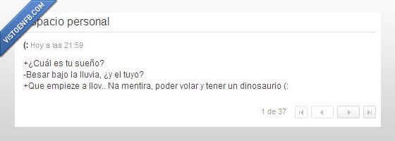 Dinosaurio,sueño,querer,lluvia