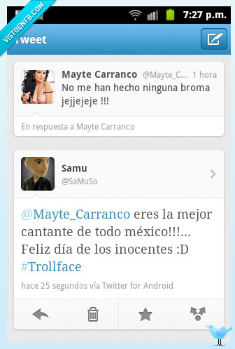 troleo,mayte carranco,broma