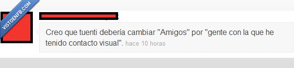 tuenti,contacto visual,gente,amigos