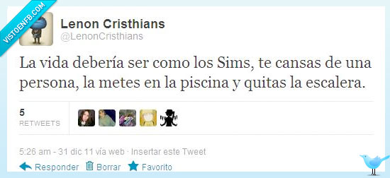 Sims,vida,escaleras,cansado