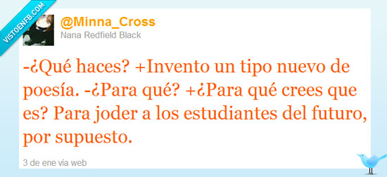 Poesia,estudiantes,troll