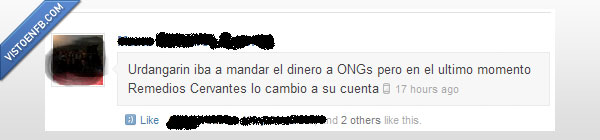 urdangarin,remedios cervantes,ong