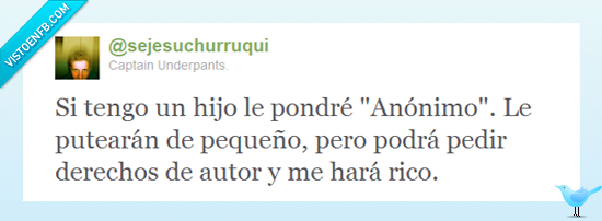 hijo,derechos autor,anonimo