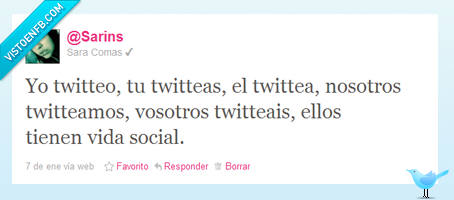 verbo,twittear,social