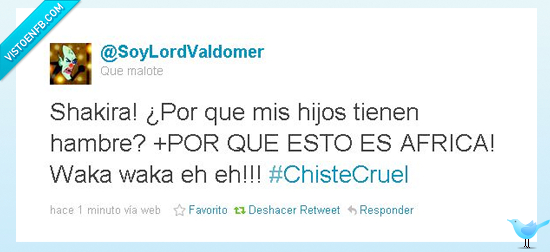 africa,shakira,waka,hambre,niños,cruel