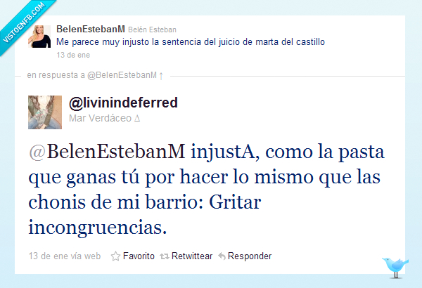twitter,belen,injusticia,livinindeferred,belen esteban,marta del castillo