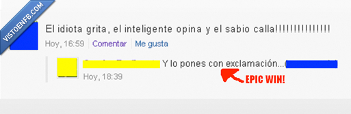opinar,inteligencia,gritar,exclamación,estado,callar,sabio